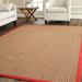 SAFAVIEH Natural Fiber Aspen Striped Sisal Area Rug Rust 8 x 10