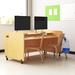 Jonti-Craft® Manufactured Wood 24" Student Computer Desk Wood in Brown | 24 H x 48 W x 25.5 D in | Wayfair 3488JC