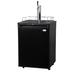 Kegco Single Tap Freestanding Kegerator w/ Adjustable Temperature in Black | 33 H x 23.6875 W x 23.6875 D in | Wayfair K309B-1