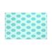 e by design Dot Dash Geometric Print Throw Blanket Microfiber/Fleece/Microfiber/Fleece in Green/Gray | 60 W in | Wayfair HGN184BL4GR1-50x60