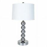 Ore International 6237 29 Metal Table Lamp - Satin Nickel