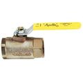 APOLLO VALVES 70-104-41 3/4" FNPT Bronze Ball Valve Inline