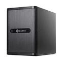 SilverStone 71062 SST-DS380 - Case Storage Mini-ITX Computer-Gehäuse mit Fronttür, 8x 3.5" HDD Hot-Swap Einschübe, schwarz