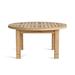 Anderson Teak South Bay Solid Wood Outdoor Coffee Table Wood in Brown/White | 18 H x 35 W x 35 D in | Wayfair DS-3017