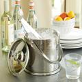 Avalon Double Walled Ice Bucket with Tongs - Ballard Designs - Ballard Designs