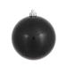 Vickerman 393185 - 3" Black Candy Ball Christmas Tree Ornament (12 pack) (N590817DCV)