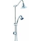 CSI Bathware Sliding Rain Dual Shower Head, Stainless Steel | Wayfair SPA-1390