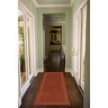 Nourison Westport Bordered Solid Spice 2 3 x 7 6 Area Rug (8 Runner)