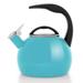 Chantal Anniversary 2 qt. Enamel on Steel Stovetop tea kettle Enameled in Blue | 9.5 H x 7.375 W x 9 D in | Wayfair 37-ANN AQ