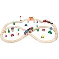 VIGA Toys - Holzeisenbahn - Stadt - 49 Teile 2043646, Multi Color