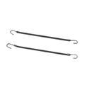 Efalock Professional Haarbinder, 10 cm, schwarz, 2er Pack, (2x 12 Stück)