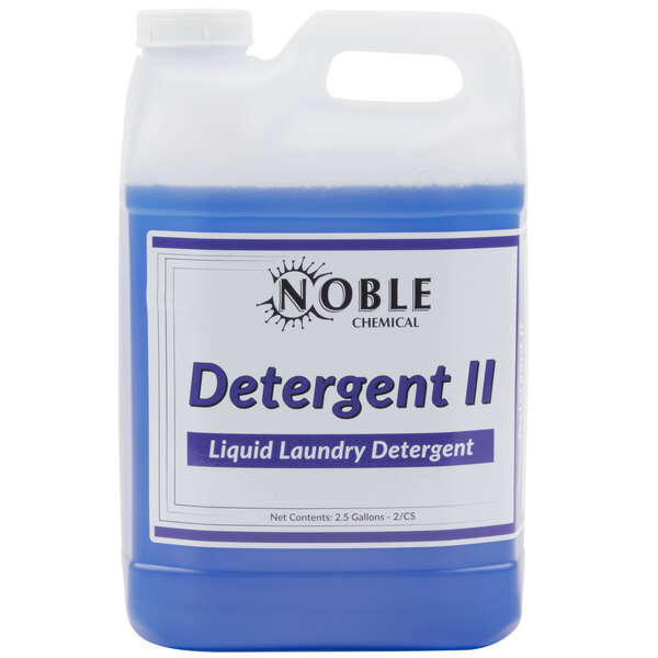Noble 2.5 Gallon / 320 oz. Detergent II Concentrated Liquid Laundry Detergent - 2/Case