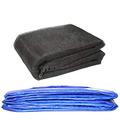 Greenbay Trampoline Replacement Spring Cover Padding Pad & Safety Net Enclosure Surround Bundle 8FT Blue