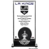 Los Angeles Kings Puck Deluxe Logo Display Case