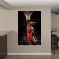 Fathead Michael Jordan Chicago Bulls Real Big Peel and Stick Wall Mural Graphic