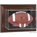 Miami Hurricanes Brown Framed Wall-Mountable Football Display Case