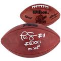 Phil Simms New York Giants Autographed Super Bowl Football with "SB XXI MVP" Inscription