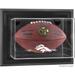 Denver Broncos Black Framed Wall-Mountable Football Display Case