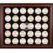 Houston Astros (2013-Present) Logo Mahogany Framed 30-Ball Display Case