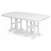 Trex Outdoor Yacht Club 37" x 72" Dining Table Plastic in White | 29 H x 36.75 W x 71.5 D in | Wayfair TXNCT3772CW