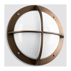 BEGA Boom LED Bronze Unshielded Wall Light - 31198/31199