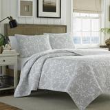 Tommy Bahama Home Island Memory Standard Cotton Reversible Modern | King Quilt + 2 King Shams | Wayfair 207912