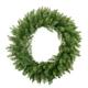 Northlight Seasonal Pre-Lit Northern Pine Artificial Christmas Wreath Traditional Faux in White | 36 H x 36 W x 4 D in | Wayfair Z84669