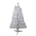 Northlight Seasonal 3' Pre-lit White Iridescent Pine Artificial Christmas Tree - Multi Lights in Green/White | 36 H x 22 W in | Wayfair M88683
