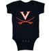 Infant Navy Virginia Cavaliers Big Logo Bodysuit