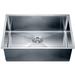 Dawn USA 27" L x 18" W Small Corner Radius Single Bow Under Mountl Kitchen Sink Stainless Steel in Gray | 10 H x 26.5 W x 18 D in | Wayfair