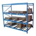 60" H x 48.5" W x 48" D Vestil Steel in Blue/Gray | 60 H x 48.5 W x 48 D in | Wayfair FLOW-4-3