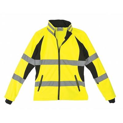 UTILITY PRO UHV668-L Ladies Jacket,Hi-Vis,Lrg,Blk/Yellow