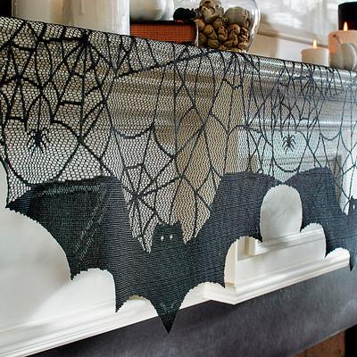 Bats Mantel Scarf - Grandin Road