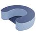 Factory Direct Partners SoftScape Sit & Support Ring Foam/Vinyl in Blue | 6 H x 24 W x 24 D in | Wayfair 10423-NVPB