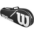 WILSON FBA_wrz601403 Advantage II Tennis Bag-Black/White, 2 Racquet