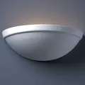 Justice Design Group Rimmed Quarter Sphere Wall Sconce - CER-2050-BIS