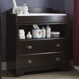 South Shore Fundy Tide Changing Table Dresser Wood in Brown | 32.37 H x 34.37 W x 19.37 D in | Wayfair 9024331