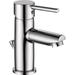 Delta Trinsic Single Hole Bathroom Faucet w/ Drain Assembly, Single Handle Bathroom Sink Faucet in Gray | Wayfair 559LF-PP