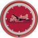 Trademark Global Leinenkugel 14.5" Wall Clock Glass in Red | 14.5 H x 14.5 W x 3 D in | Wayfair LK1400