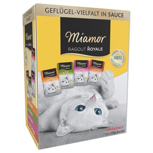 Sparpaket: 48 x 100 g Miamor Ragout Royale Katzennassfutter, gemischtes Paket