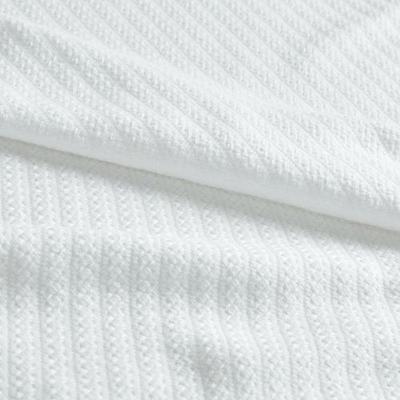 Liquid Cotton Blanket, Twin, White