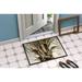 Caroline's Treasures Top Coconut Tree Non-Slip Indoor Door Mat Synthetics | Rectangle 1'6" x 2' 3" | Wayfair JMK1131MAT