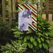 Caroline's Treasures Siberian Husky Candy Cane Holiday Christmas 2-Sided Garden Flag, Polyester in Gray | 15 H x 11 W in | Wayfair SS4533GF