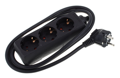 Stairville 3 Way Power Split Black