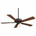Minka Aire 52" Contractor 5 - Blade Standard Ceiling Fan w/ Pull Chain in Brown | Wayfair MF556ORB