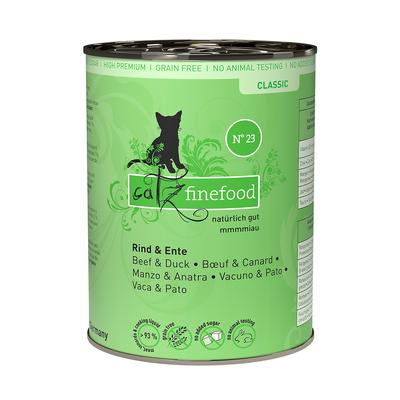 12x400g Rind&Ente catz finefood Katzenfutter