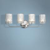 Dexter 25 1/4"W 4-Light Satin Nickel Bath Light