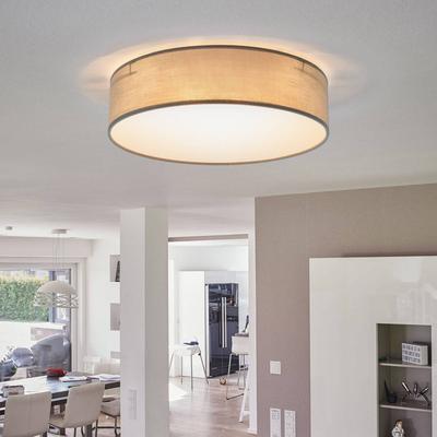 Smartwares Deckenlampe Ceiling Dream, dimmbar, alu / grau / zink, für Wohn- / Esszimmer, Textil / Stoff / Seide, Modern, Deckenlampe Image