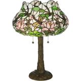 Meyda Lighting Dragonfly Flower 22 Inch Table Lamp - 125091