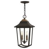 Hinkley Lighting Burton 18 Inch Tall 2 Light Outdoor Hanging Lantern - 1972BK